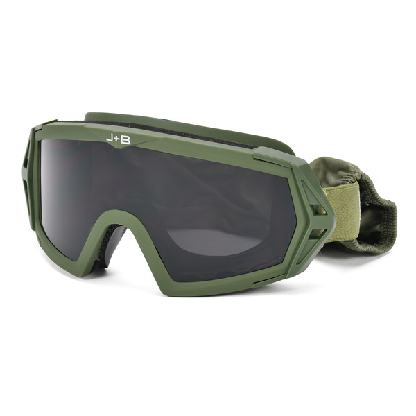 Gogle Taktyczne ANTIFOG UV + 3 Szybki JB Tacticals Zielone (JB-GLS-0002)