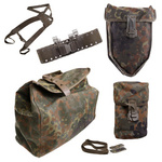 Bundeswehr Tactical Instrumentation 5 Pieces Flecktarn Geniune Surplus Used