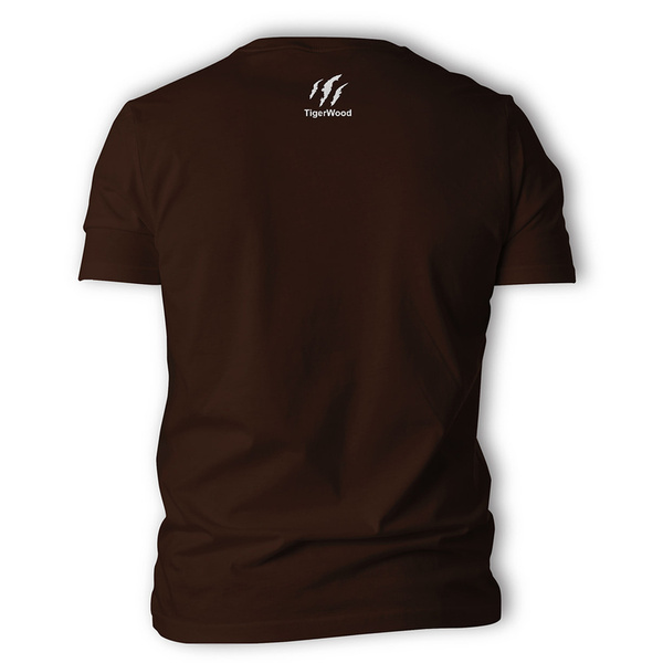 T-Shirt Róża Wiatrów TigerWood Brązowy