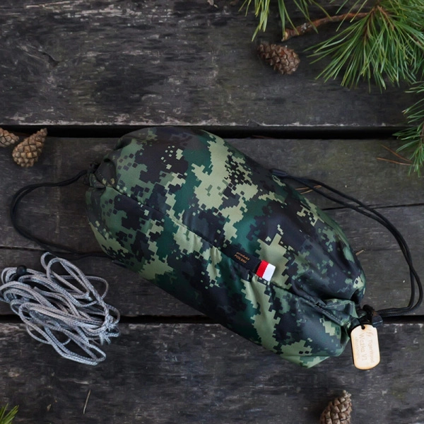 Hamak Lekki Turystyczny Ważka V1 + Moskitiera Pocket TigerWood Camo