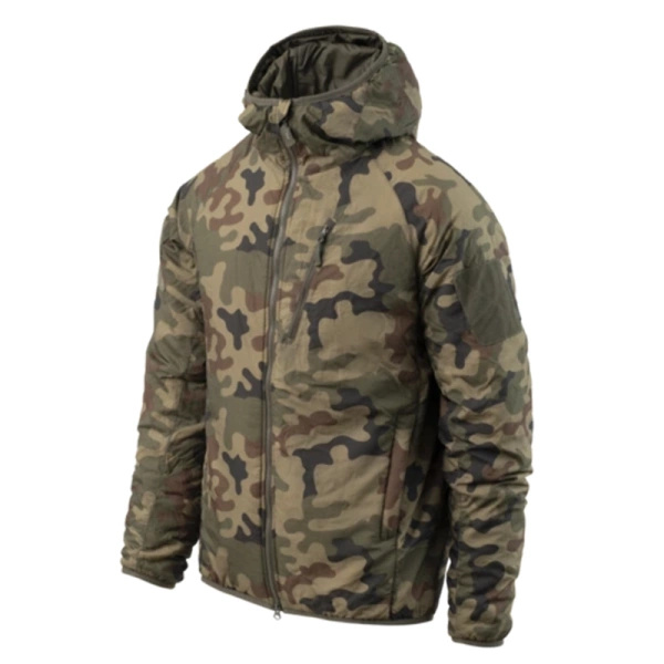 Kurtka WOLFHOUND Hoodie Climashield Apex 67g Helikon-Tex PL Woodland (KU-WLH-NL-04)