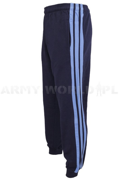 Polish sport military tracksuit 503/MON  WP shirt + trousers Original Blue New