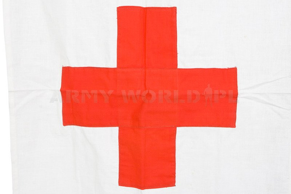 Opaska Na Rękaw Sanitariusza Polski Czerwony Krzyż PCK Orginał Nowa