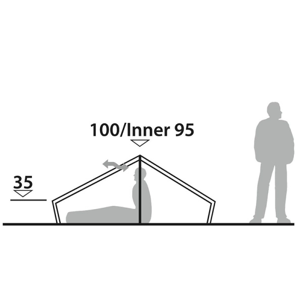 Namiot 2-osobowy Robens Chaser 2 Light Green (130420)