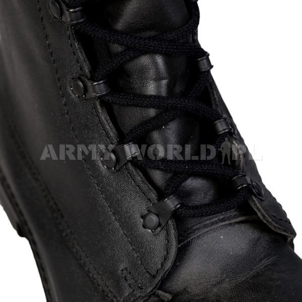 Buty Holenderskie Wojskowe z Metalowym Noskiem Czarne Oryginał Nowe