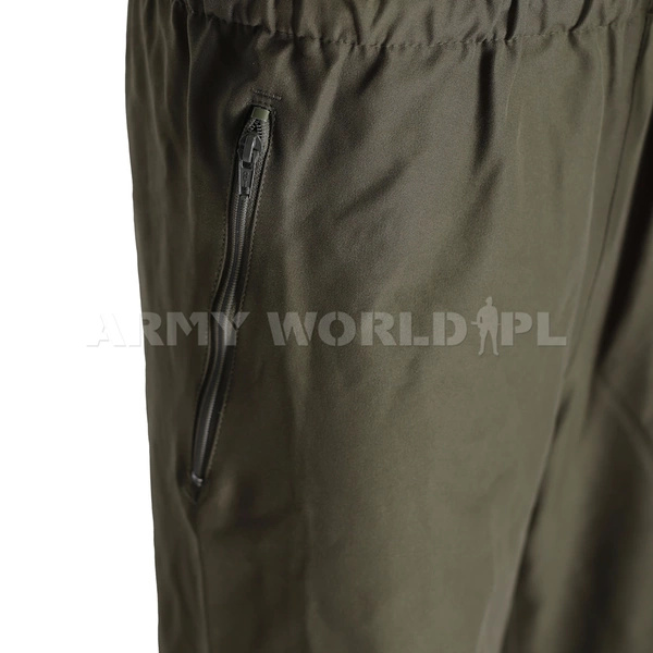 Trousers Gore-tex Bundeswehr To Waist Oliv Original New