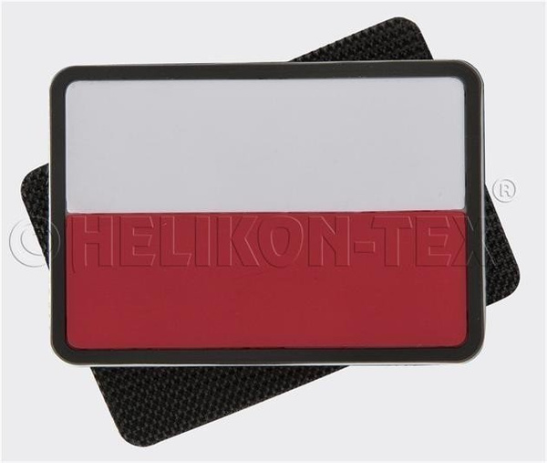 Military Emblem PVC Polish Flag White / Red- Helikon-tex Set Of 2 Pieces (OD-FPL-RB-20)