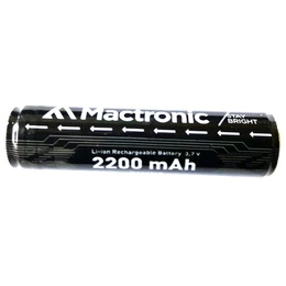 Akumulator Do Latarki 18650 Ogniwo Dwubiegunowe 2200 mAh USB Mactronic (RAC001B)
