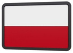 Military Emblem PVC Polish Flag White / Red- Helikon-Tex Set Of 2 Pieces (OD-FPL-RB-20)