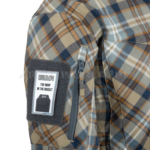 Tactical Shirt MBDU Flannel® Long Sleeve Helikon-Tex Ginger Plaid (KO-MBD-PO-P2)