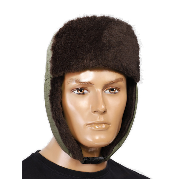 Czapka Uszatka Zimowa Dominator Olive