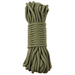 Paracord Rope 7 mm 15 Metres MFH Olive (27503B)