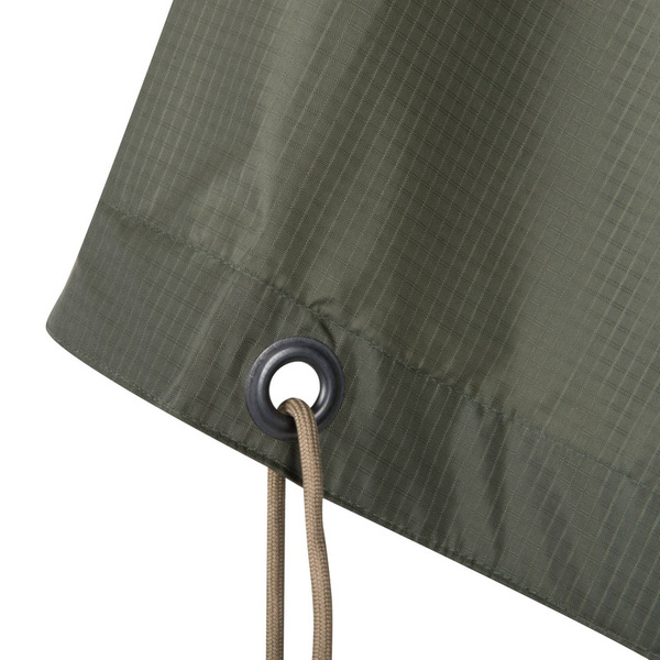 Rainproof Poncho Ripstop Helikon-Tex Black (PO-MUS-PO-01)