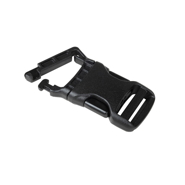 Buckle 25 mm Safety QA Female Tasmanian Tiger Black (7800.040)