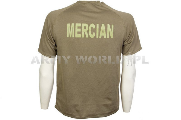 T-shirt Termoaktywny Coolmax Z Naszywką The Mercian Regiment Olive Demobil DB