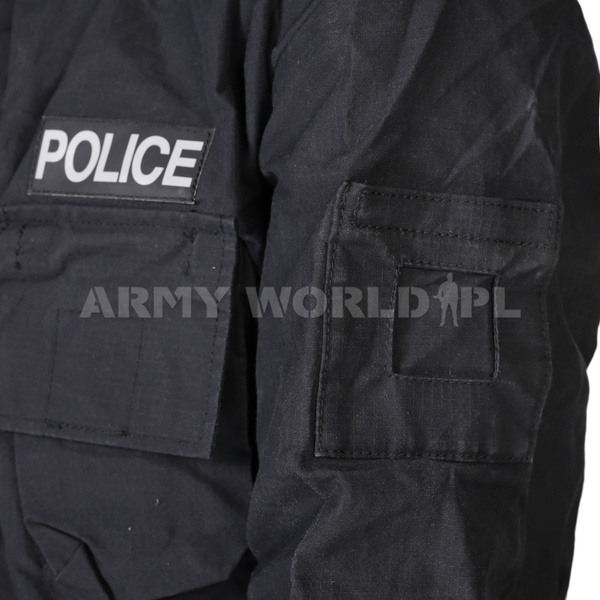 Kurtka Policyjna Ognioodporna Overall Czarna Oryginał Demobil BDB