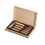 Zestaw Noży 10 szt. Opinel Inox N°02-12 + Skrzynia (001311)