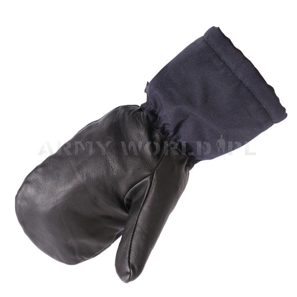 Military Dutch Warmed Gloves Navy Blue New