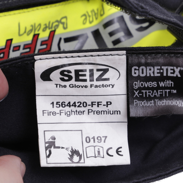 Rękawice Strażackie Fire Fighter Premium Seiz Czarne Oryginał Nowe