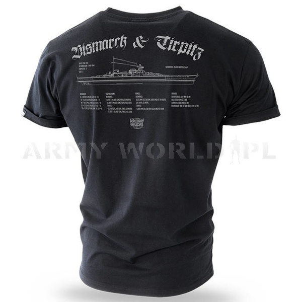 T-shirt The Battleship Doberman's Aggressive Czarny (TS224)