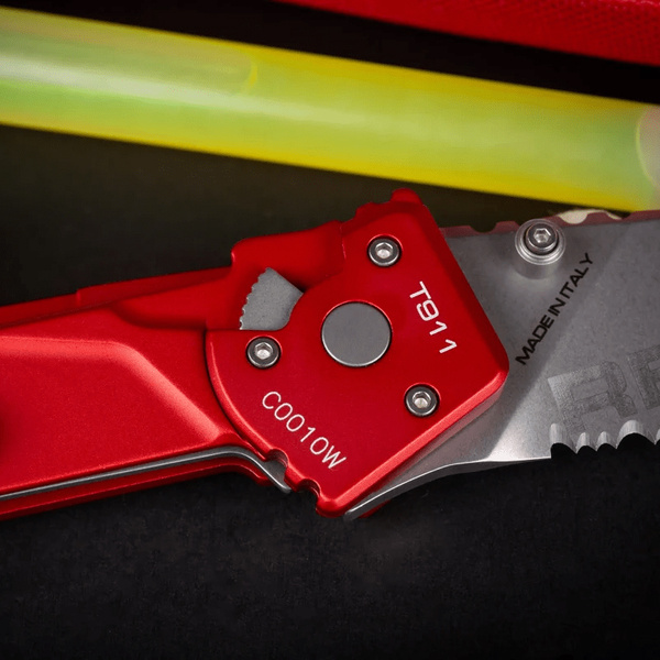 Nóż Składany T9111 Rescue Extrema Ratio Czerwony