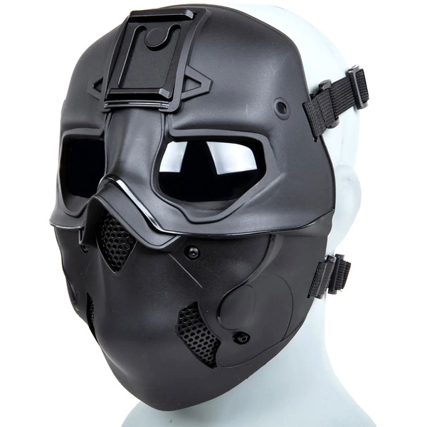 Maska Ochronna Tactical Mask Set Wosport Czarna (WSP-28-039784)