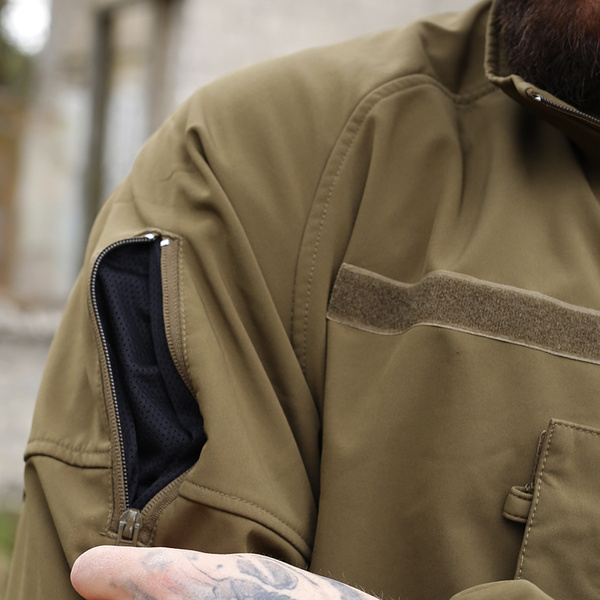 Kurtka Wojskowa Softshell Holenderski KPU Coyote Oryginał Demobil BDB