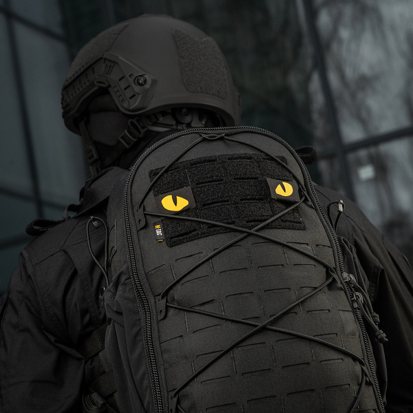 Naszywka Tiger Eyes M-Tac Black / Yellow (51501992)