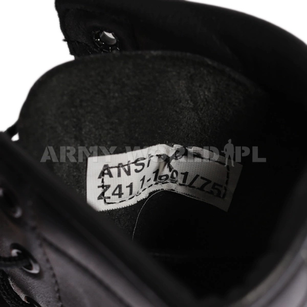 Buty Skórzane Wojskowe Addison US Army M2 Czarne Oryginał Nowe