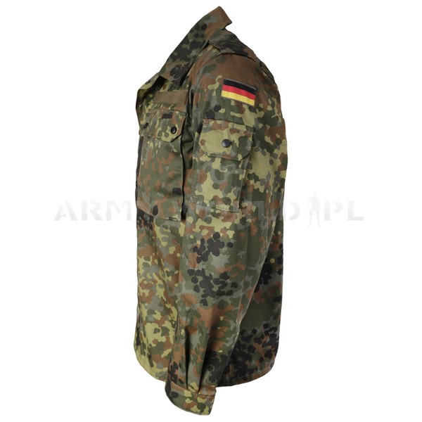 Military Shirt Bundeswehr Feldbluse Leo Köhler Flecktarn Original New