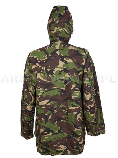 Kurtka Parka Wojskowa Brytyjska SMOCK Windproof ECW DPM Woodland Oryginał Demobil BDB