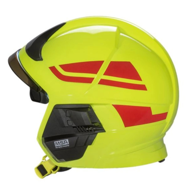 Hełm Strażacki MSA Gallet F1XF Kremowy Oryginał Demobil BDB