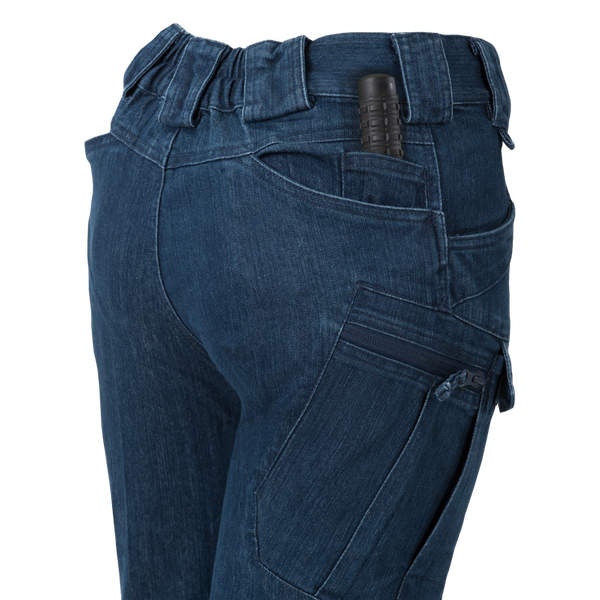 Women's Trousers Resized® Helikon-Tex UTP Urban Tactical Pant Denim Blue Marine Blue (SW-UTR-DS-97)