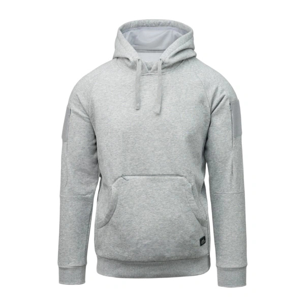 Urban Tactical Hoodie Lite (Kangaroo) Helikon-Tex Light Grey Melange (BL-ULK-CB-2G)