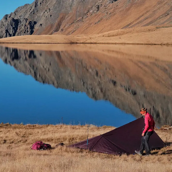 Tarp Groza Ultralight 3 x 3 m Lesovik Burgundy Ron