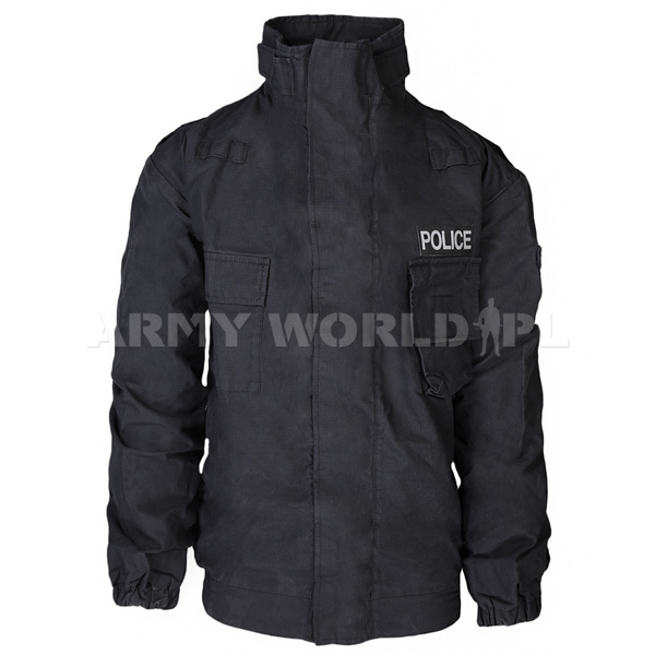 Kurtka Policyjna Ognioodporna Overall Czarna Oryginał Demobil BDB