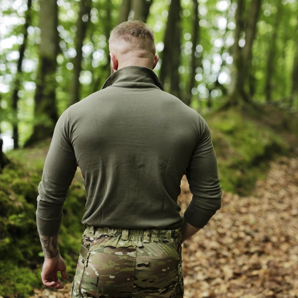 Trikot Wojskowy Bundeswehr Z Długim Rękawem Olive Oryginał Demobil DB