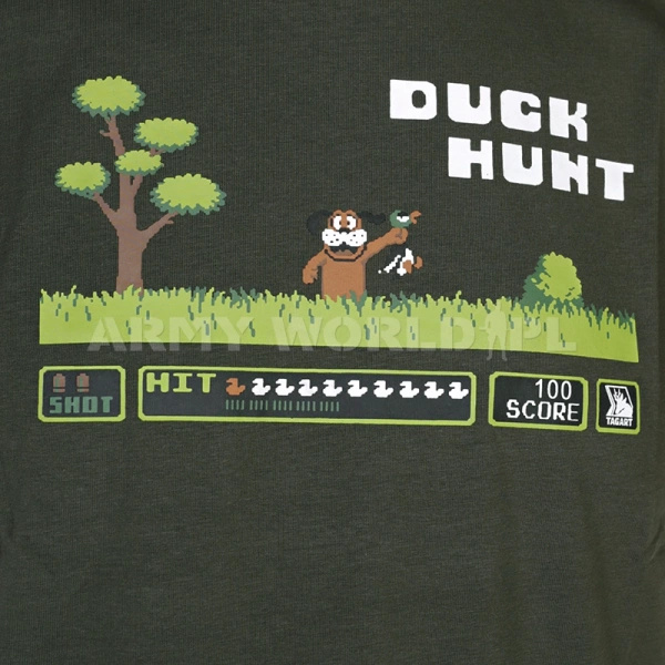 T-shirt Bawełniany FNT Duckhunt Tagart Zielony