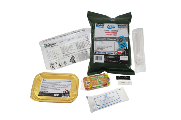 Racja Żywnościowa Posiłek Na Szybko Nr 6 Bigos Z Kiełbasą Arpol