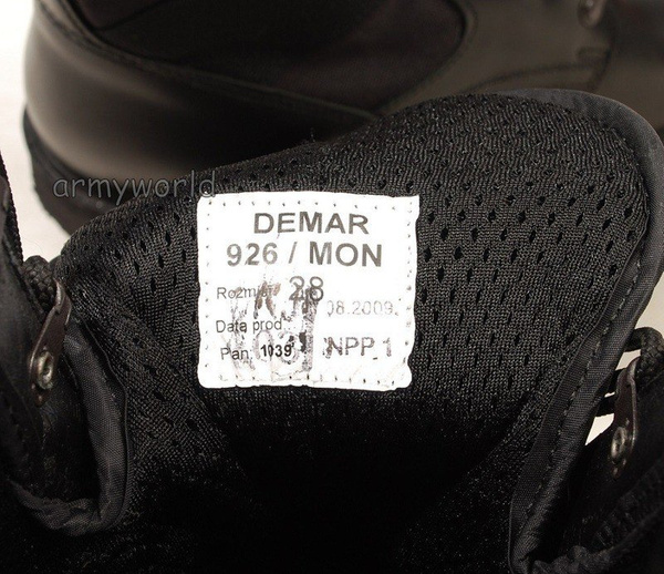 Polish Military Leather Boots DEMA 926/MON Summer Version Original Demobil 
