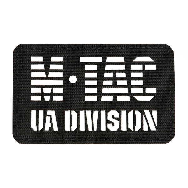 Naszywka UA Division Cięta Laser Cut M-Tac Czarna (51145002)