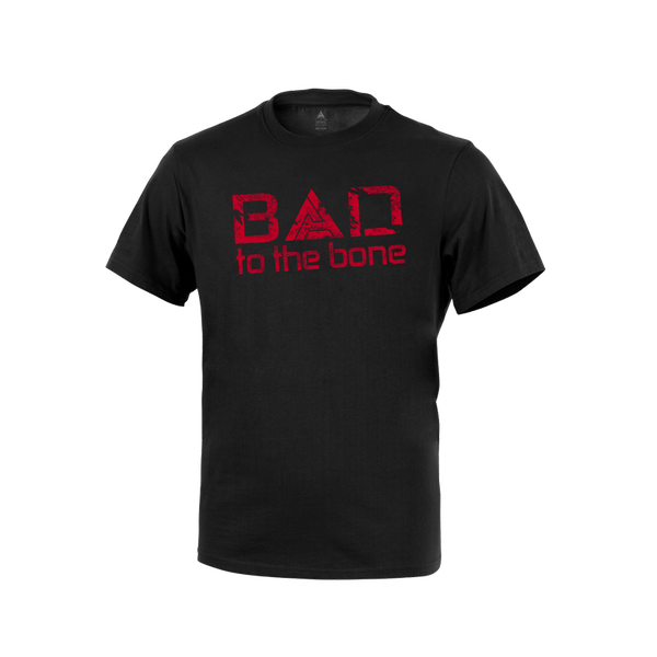 T-shirt Direct Action® "Bad to the Bone" Black New