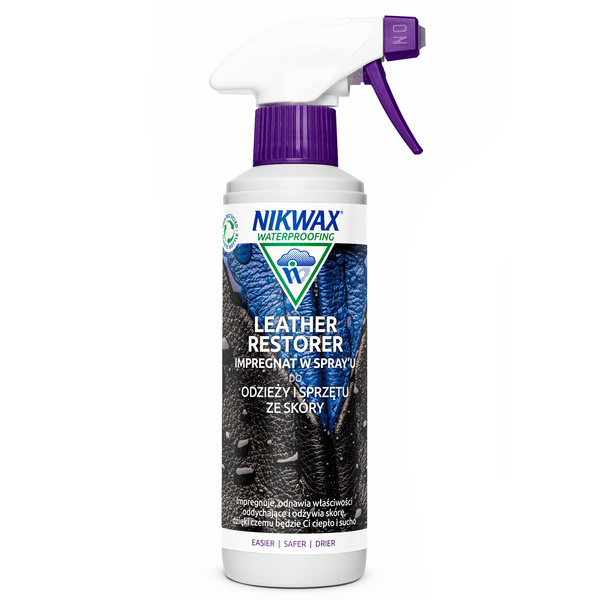 Impregnat Do Regeneracji Odzieży i Sprzętu Ze Skóry Leather Restorer Spray Nikwax 300 ml 