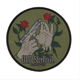 Emblemat Old School Patch Helikon-Tex Zielony (OD-OSL-PO-82)