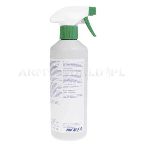 Impregnat Tent&Gear Solarwash Spray On Nikwax 500 ml