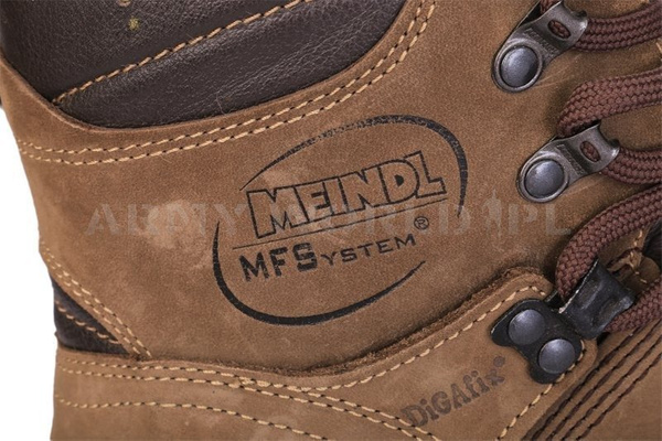 Buty Wojskowe Górskie Meindl 2910-55 Nubukowe Brązowe Oryginał Demobil DB