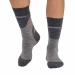 Skarpety Damskie Trekking Merino Brubeck Jasnoszaro / Pomarańczowe (SC5003W)