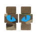 Naszywka Tiger Eyes M-Tac Multicam  / Blue (51502998)