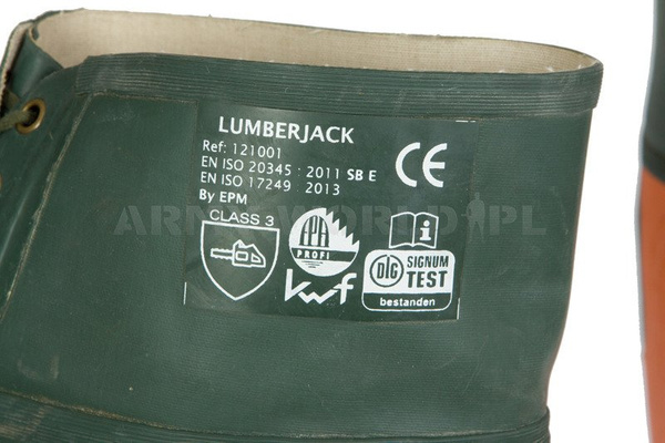 Protective Sawman Boots Lumberjack Original Used