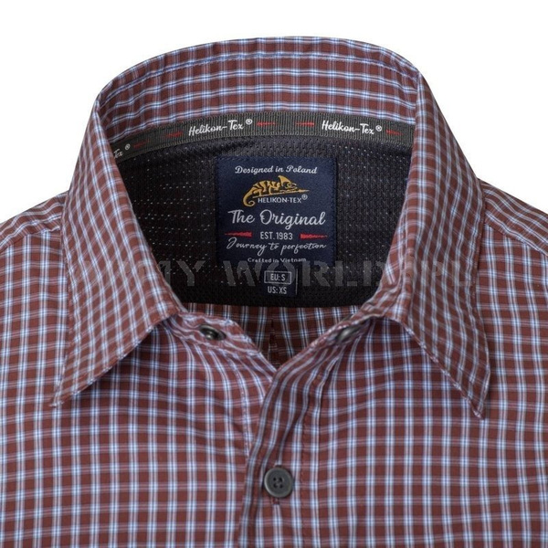 Shirt Covert Concealed Carry Helikon-Tex Scarlet Flame Checkered (KO-CCC-CB-C2)